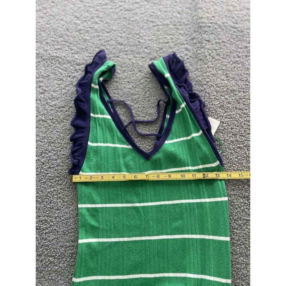 Anthropologie Daily Practice Sweater Dress Midi Green Stretch Preppy Sz L NWT - Picture 7 of 10